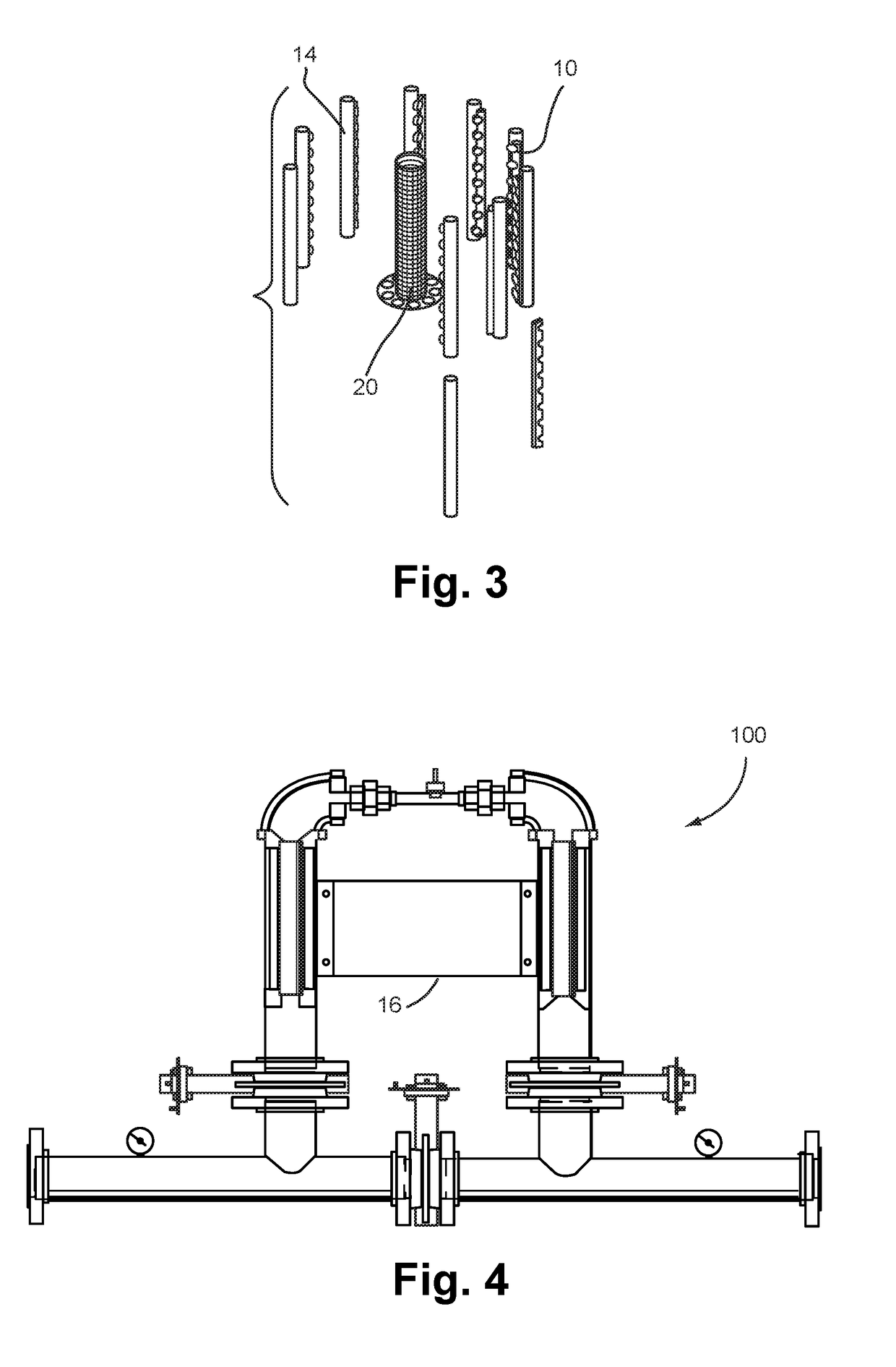 Novel device for treating water to reduce the size of the water clusters, increase dissolved oxygenation levels, produce free hydrogen atoms, produce