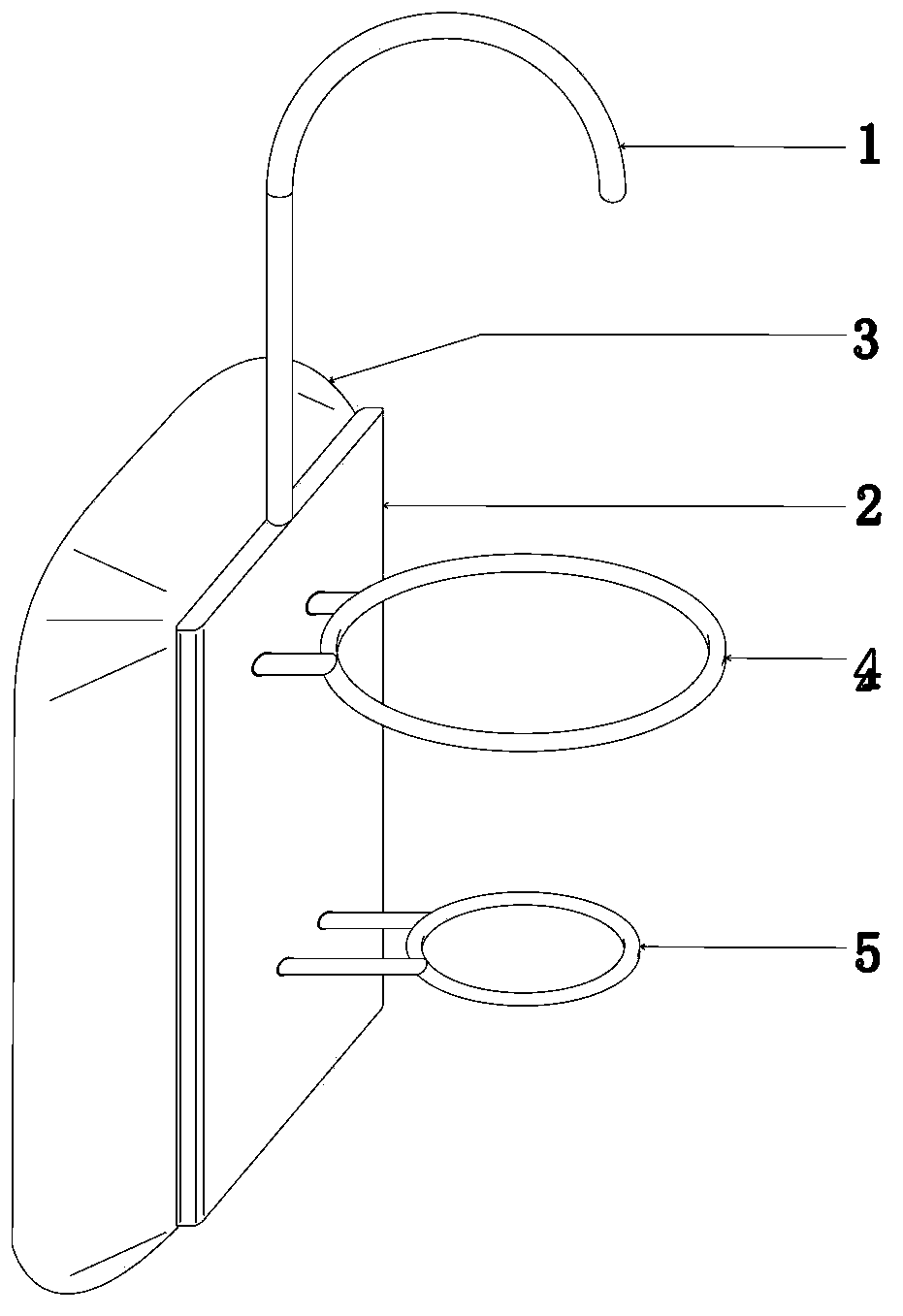 Infusion apparatus hanger