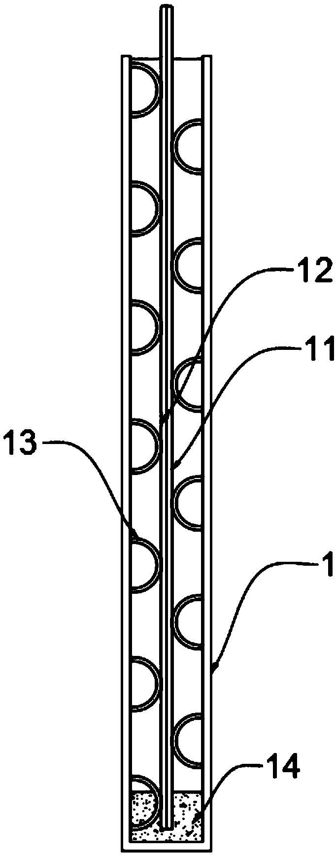 Novel practical anchor rod pile