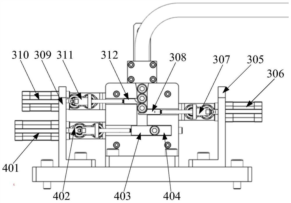 Engine cylinder block oil plug distributing mechanism