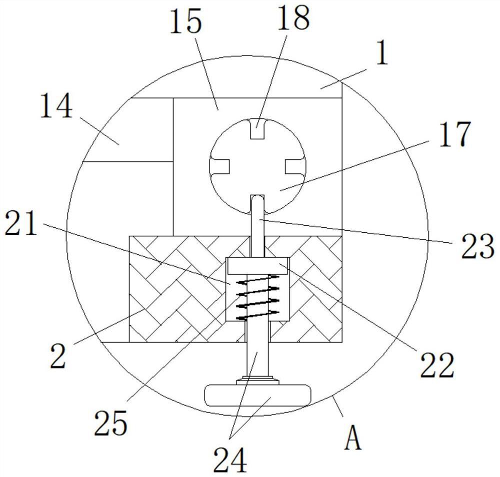 A cylinder main oil channel hole detection device