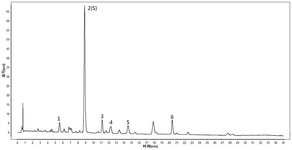 Preparation method and detection method of sculellaria barbata formula granules