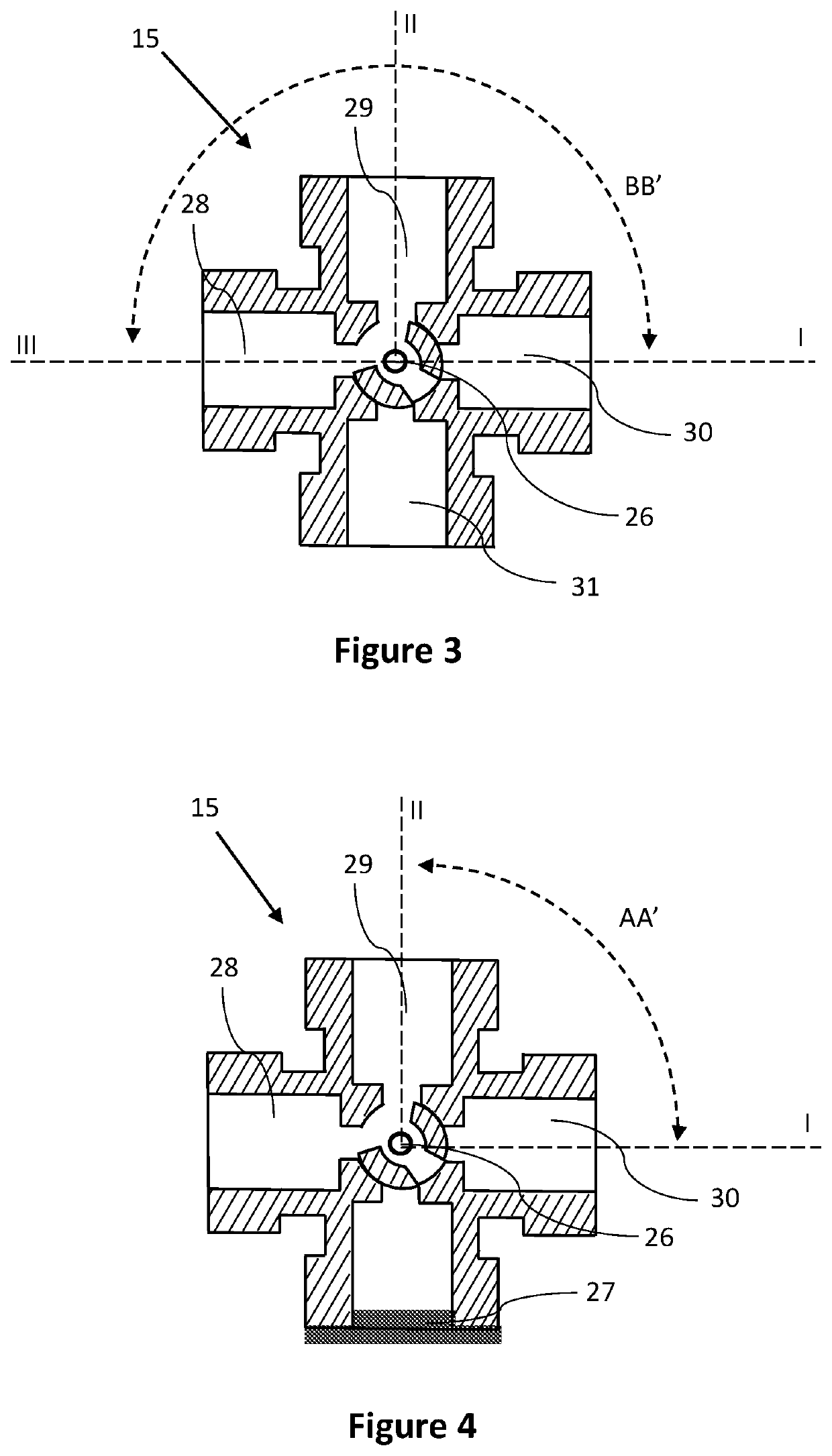 Method for controlling the outlet temperature of an oil injected compressor or vacuum pump and oil injected compressor or vacuum pump implementing such method