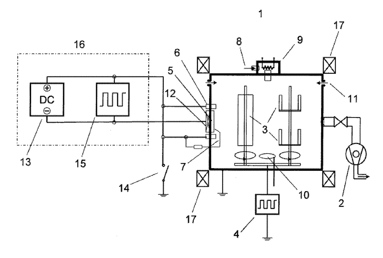 Method for depositing electrically insulating layers