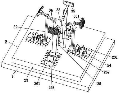 Pressing device for motor machining