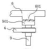 Foundry casting die pressing device