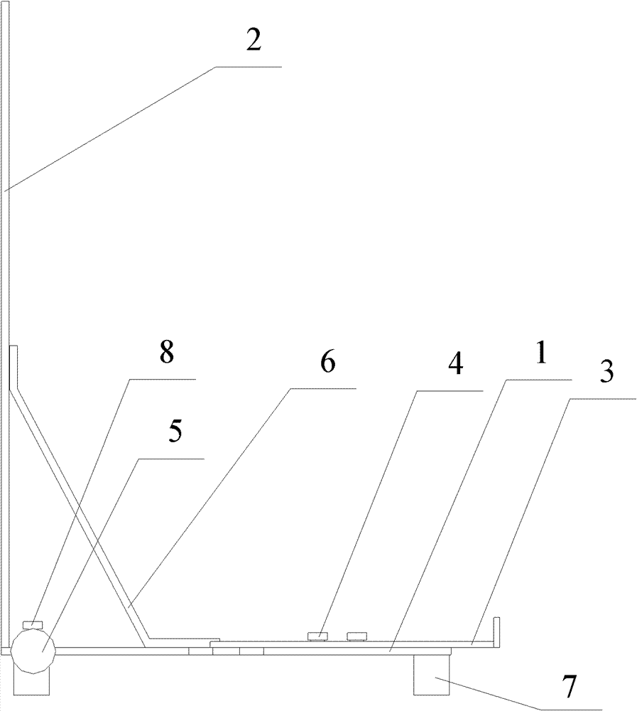 Right-angle baffle with insulated right side