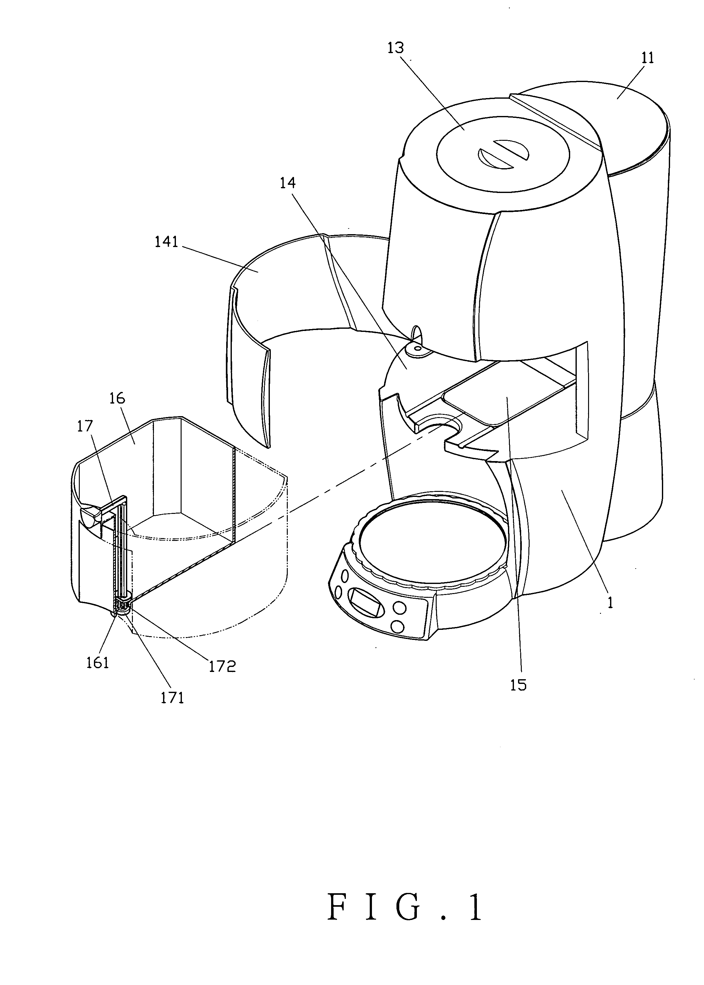 Automatic drip coffee maker