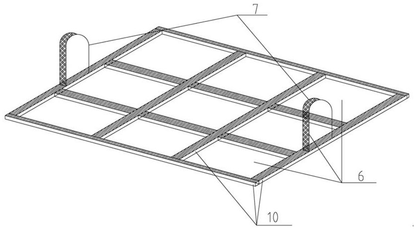 Lifting type elevator shaft operation platform using triangular supporting frame and screw opposite-pulling system