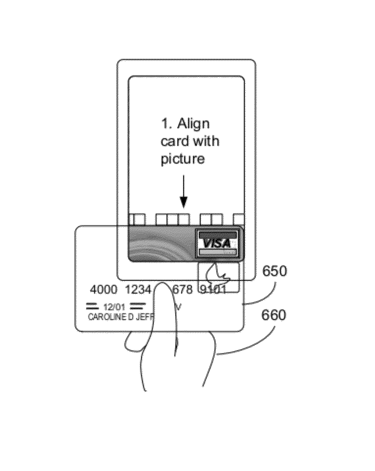 Methods and apparatus for facilitating capture of magnetic credit card data on a hand held device