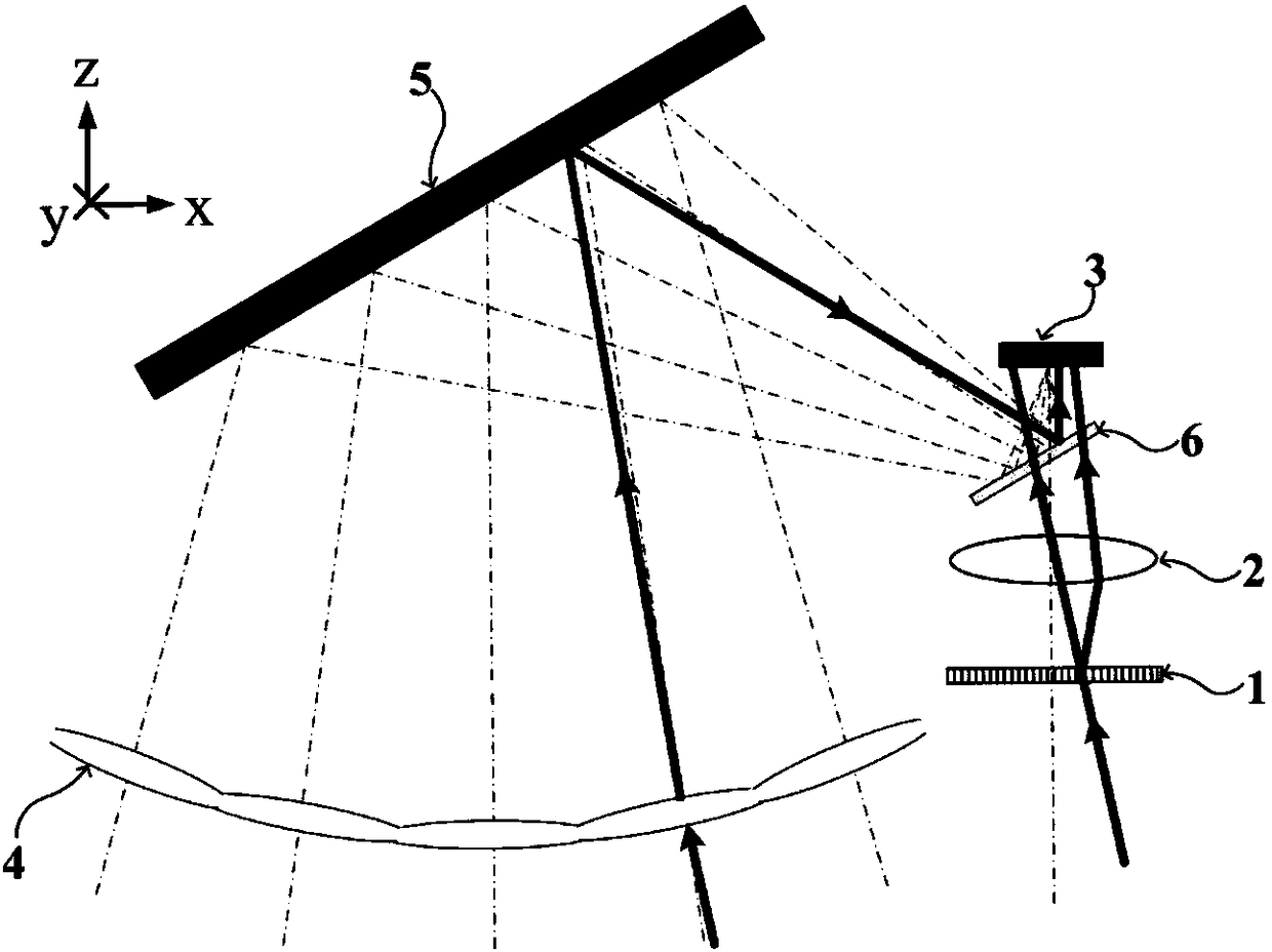 Method and device for spaceborne high angular resolution laser warning detection