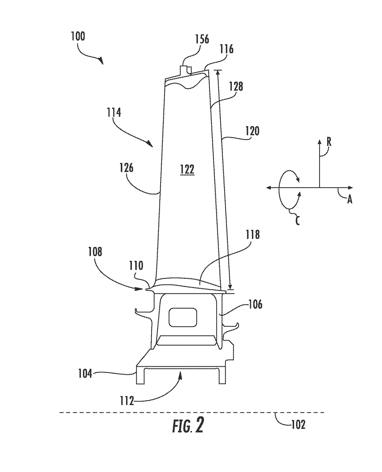 Turbomachine Rotor Blade Tip Shroud Cavity