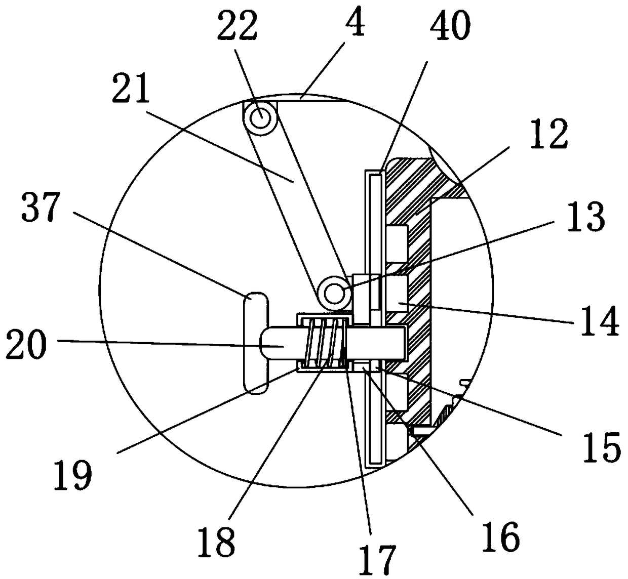 Real-time monitoring device for cloud computing state