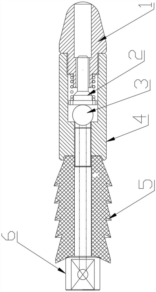 Device for salvaging blockage in oil pipe by hydraulically delivering steel wires and using method thereof