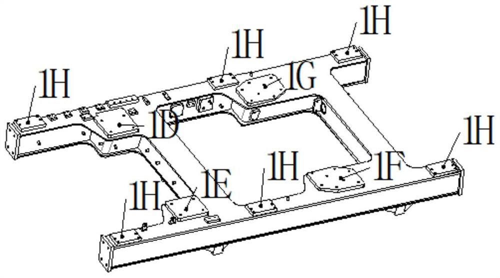 An integrally assembled power cabin of a super-large tonnage hydraulic excavator