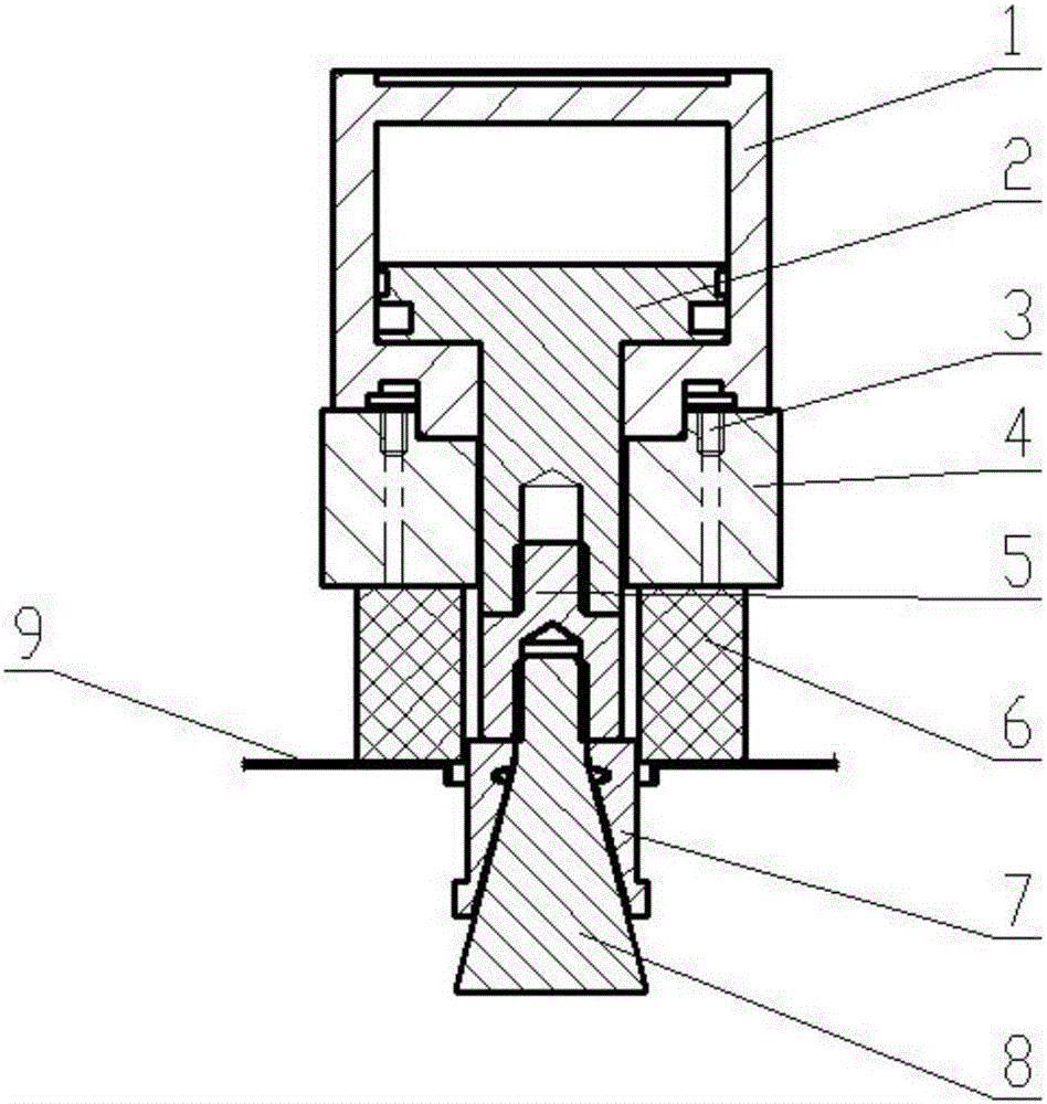 High-efficiency high-reliability low-cost sealing apparatus for gas tightness detection of motorcycle fuel tank