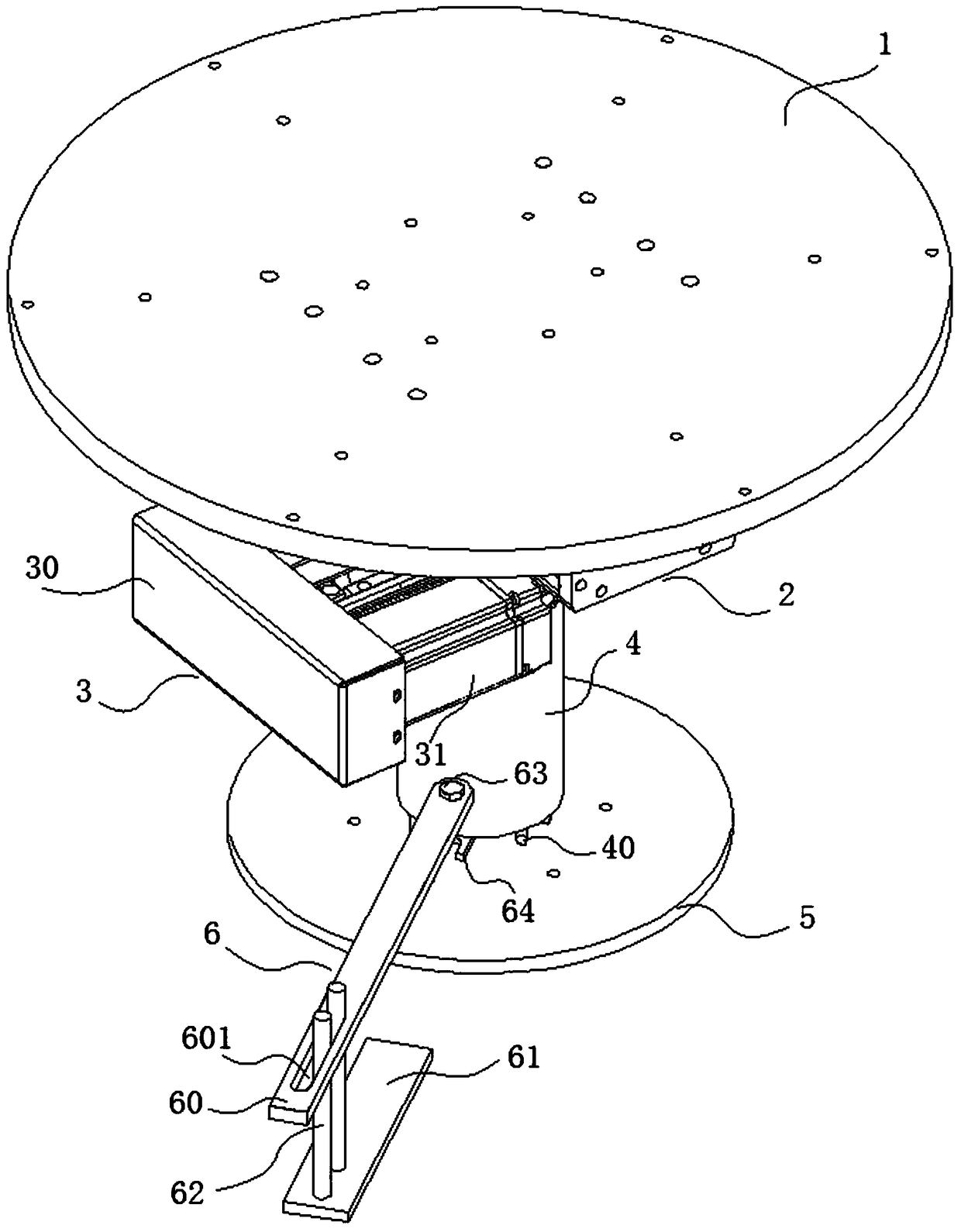 Fine adjustment device, detection system and detection method used for ray non-nondestructive detection