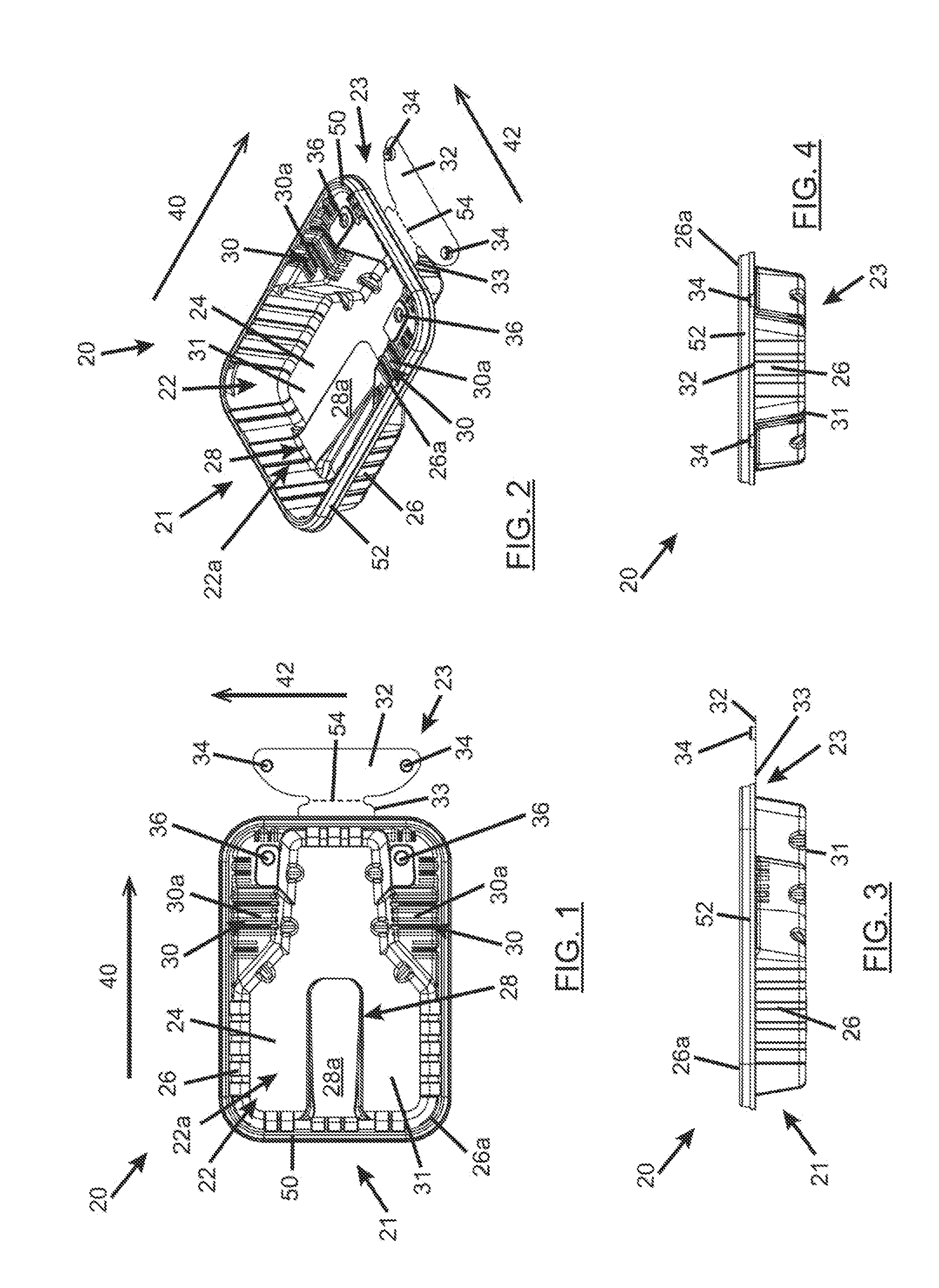 Poultry tray and method of packaging poultry using same