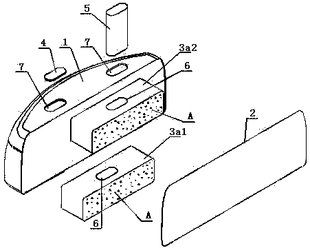 Excavator counter weight and manufacture method thereof