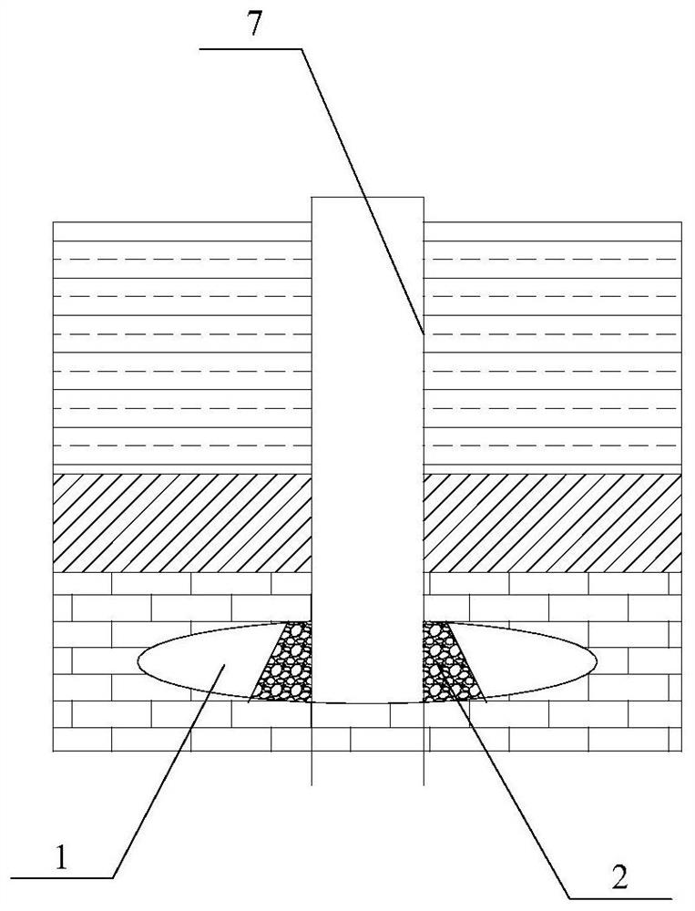 Construction method for punching cast-in-place pile