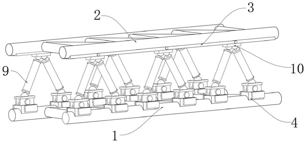 A half-upside-down construction method for a split-story steel structure building