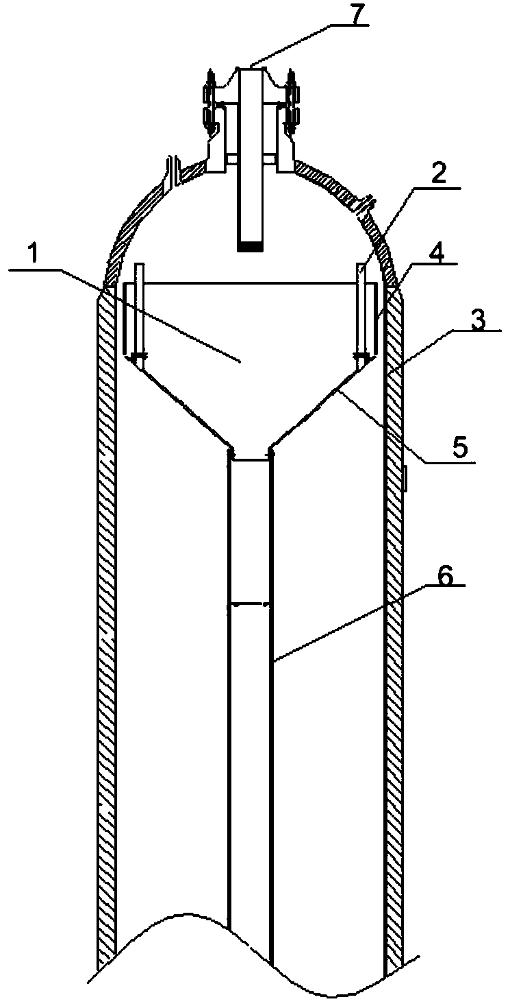 Novel internal structure of reactor and design method and application of novel internal structure