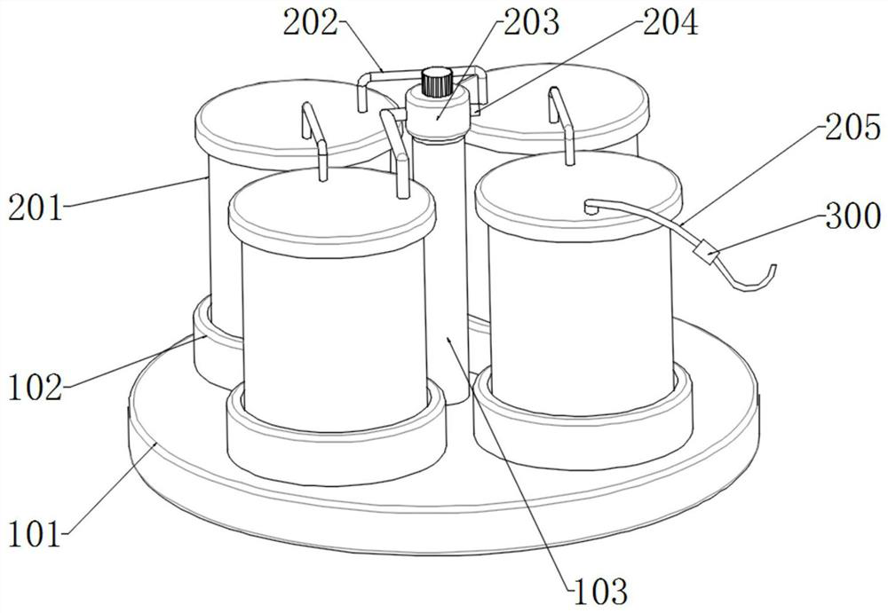 Continuous negative pressure drainage device for orthopedic internal fixation operation