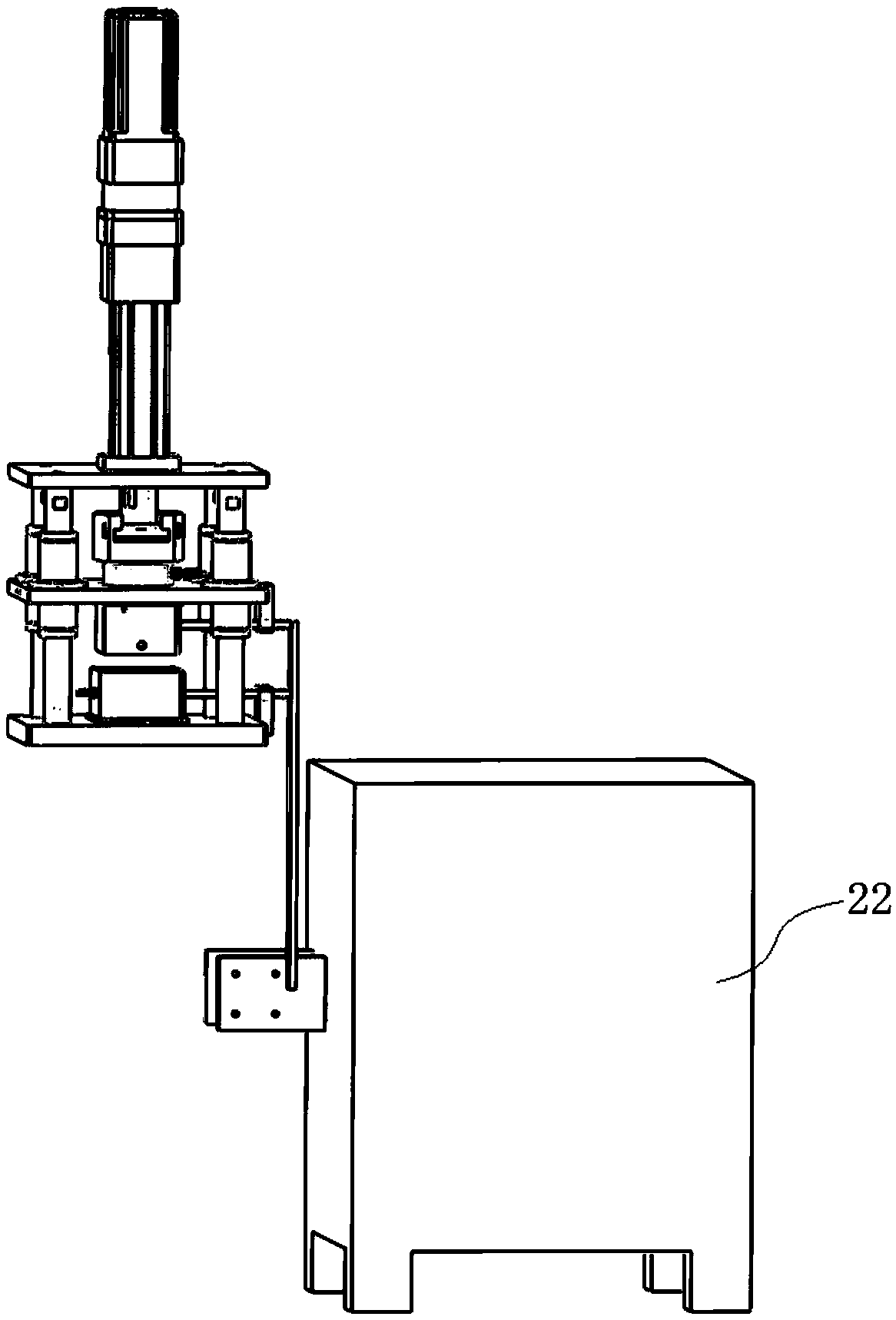 Lithium battery tab metal foil welding mechanism and welding method