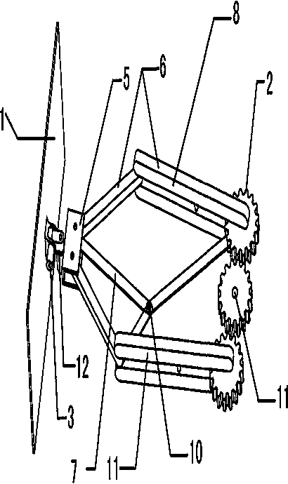 Liquid crystal display television hanger capable of being adjusted in multiple directions