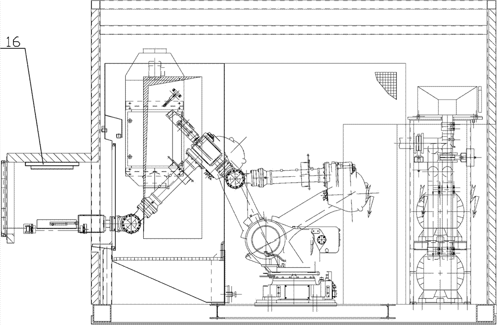 An Intelligent Robot Flexible Online Cleaning Machine