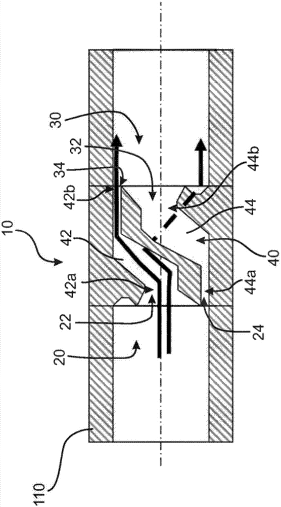 Overturning device for overturning molten material and purging method