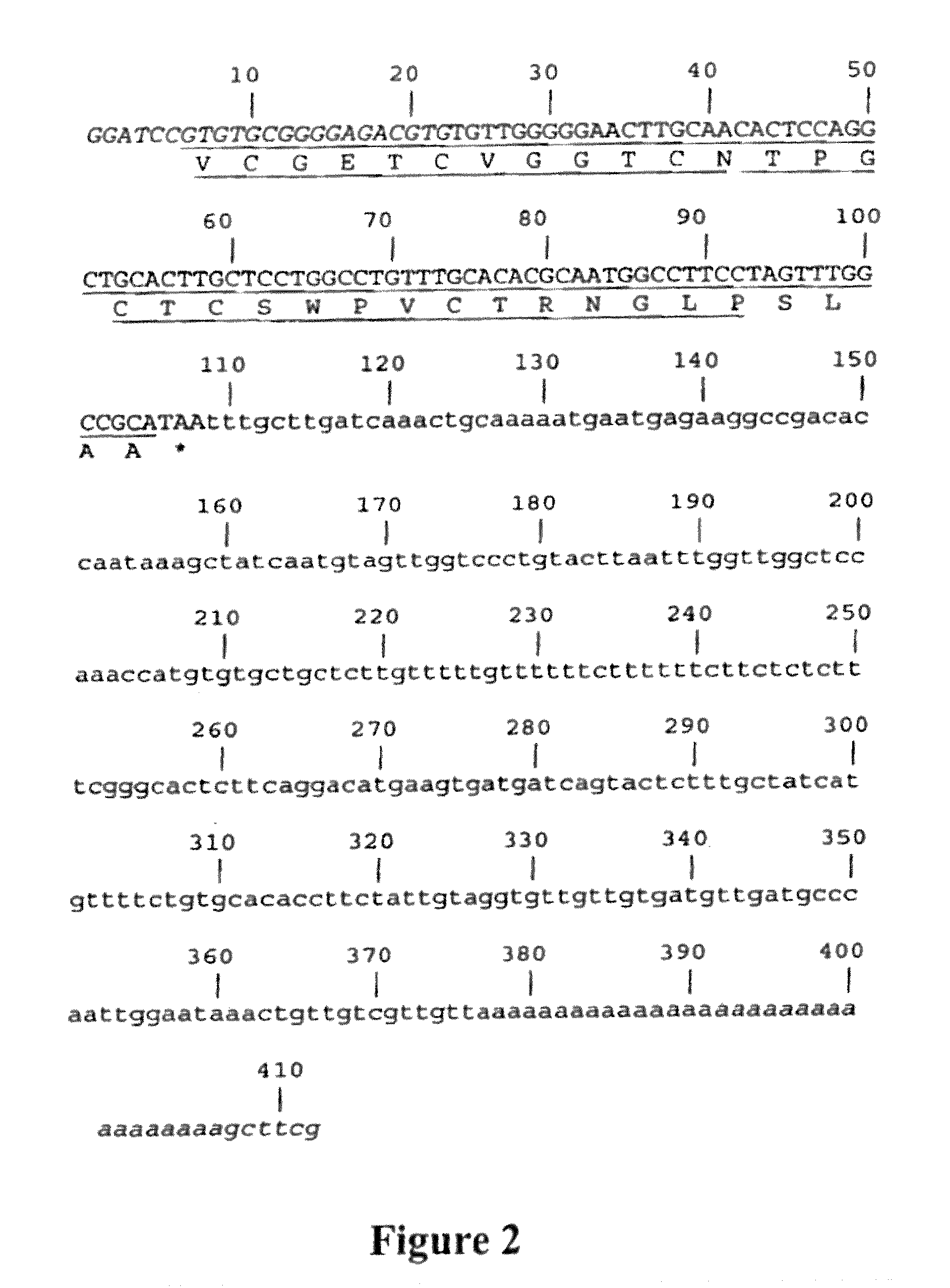 Nucleic acid molecule encoding a cystine knot polypeptide