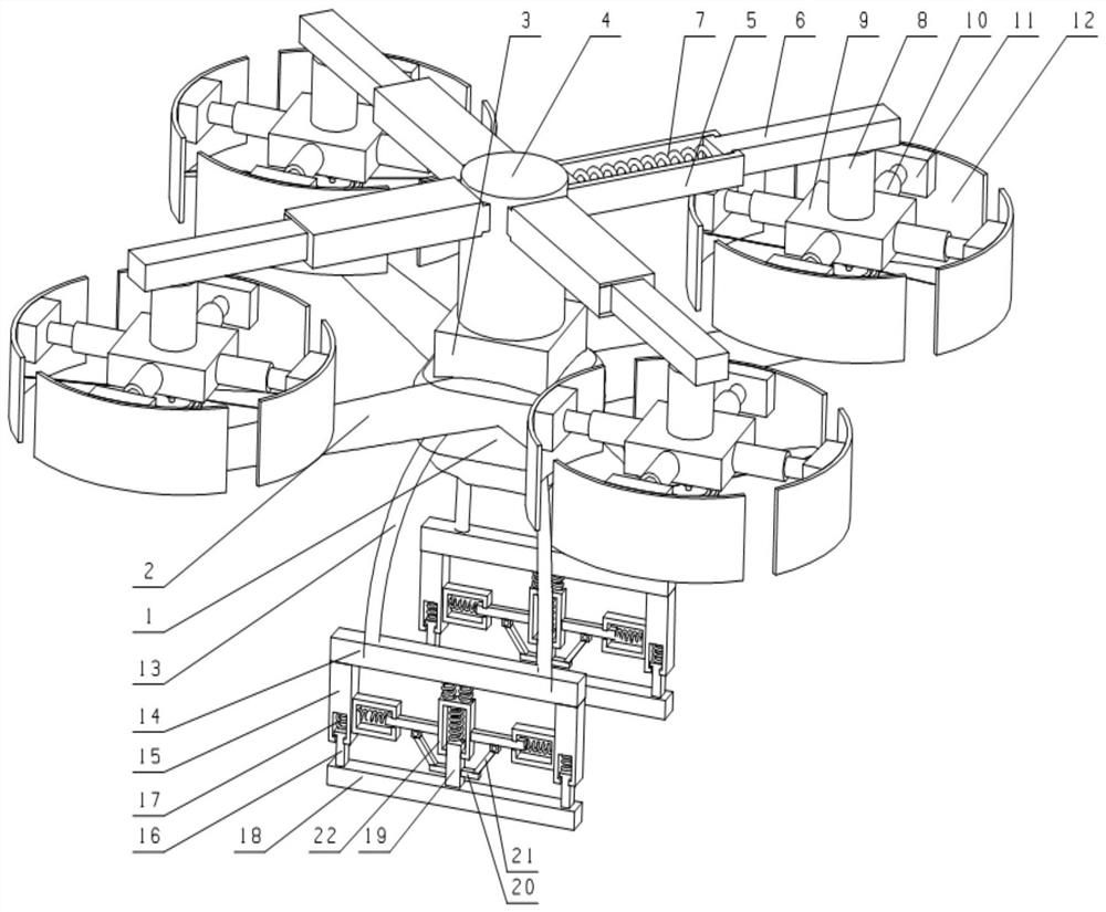 Unmanned aerial vehicle safety protection device