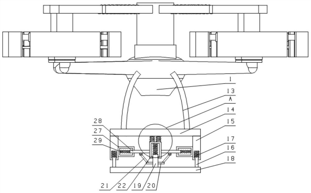 Unmanned aerial vehicle safety protection device