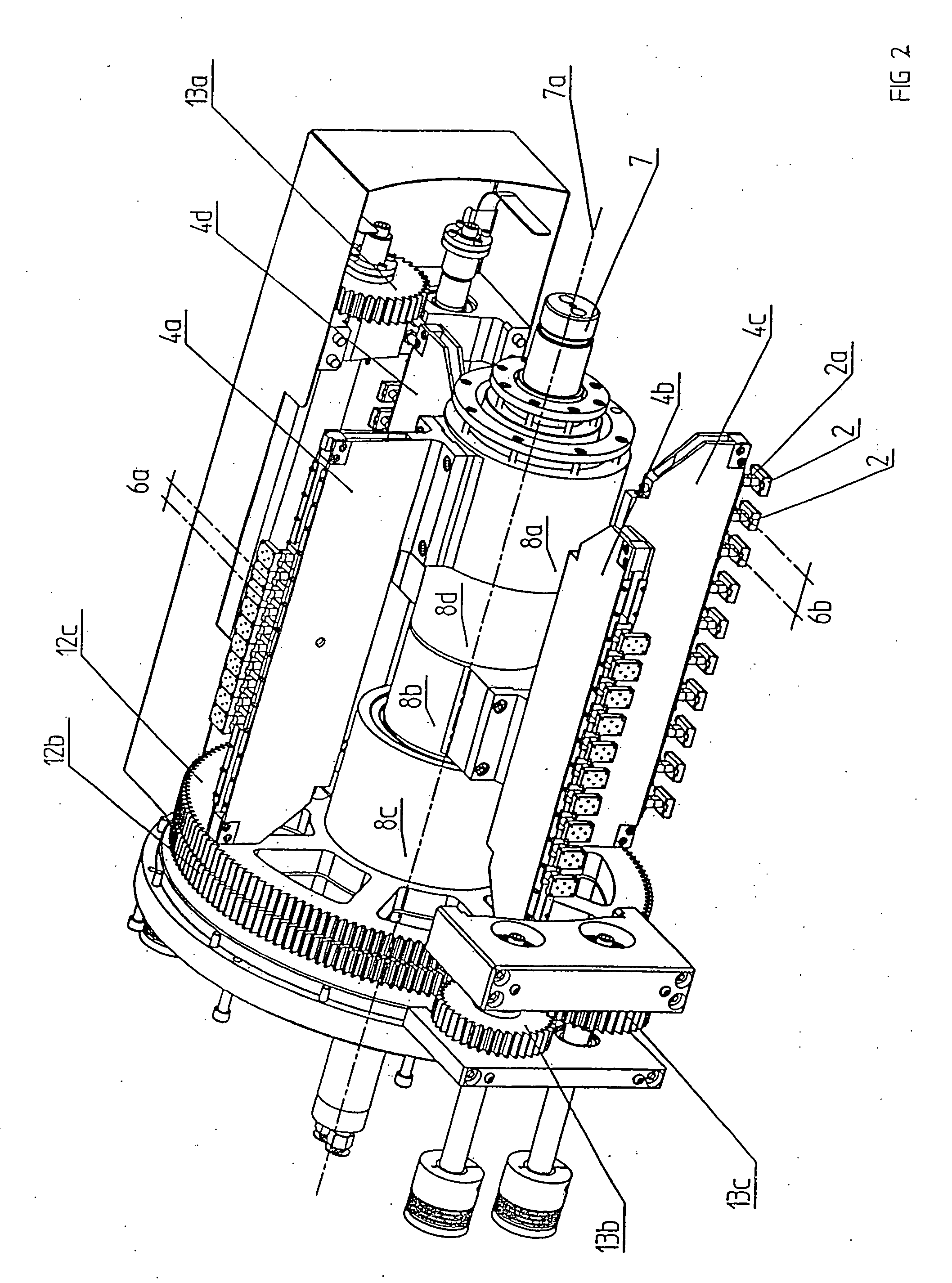 Apparatus for separating parts