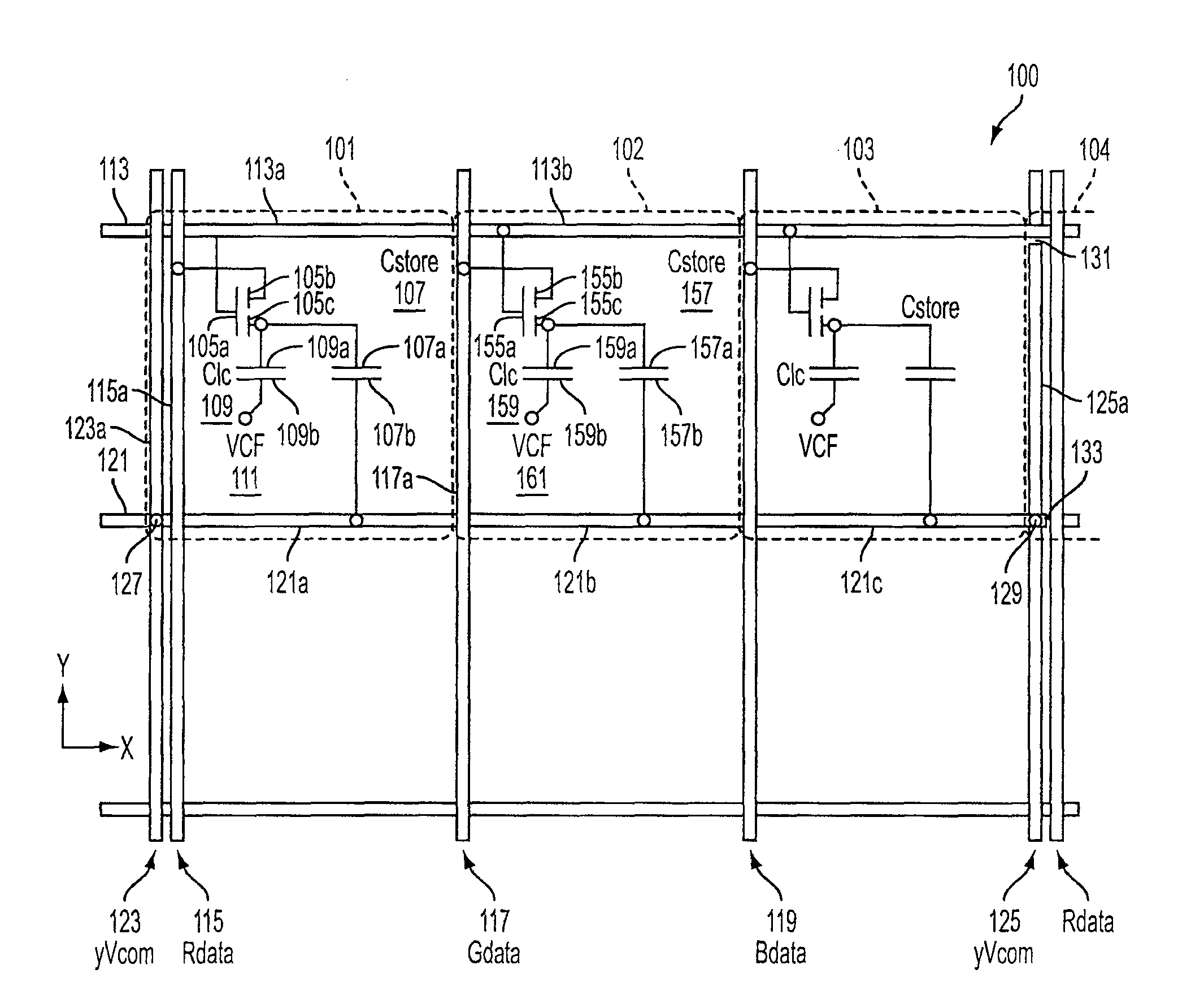Touch sensor panels with reduced static capacitance