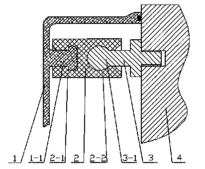 Engine timing encloser installation structure easy to assemble and disassemble