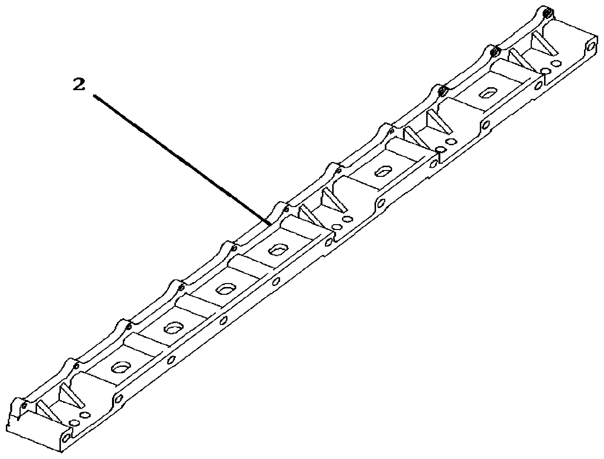 Centering method of diesel engine with integral support leg and dynamometer