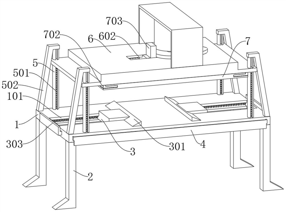 Joinery board grinding device for furniture production and processing