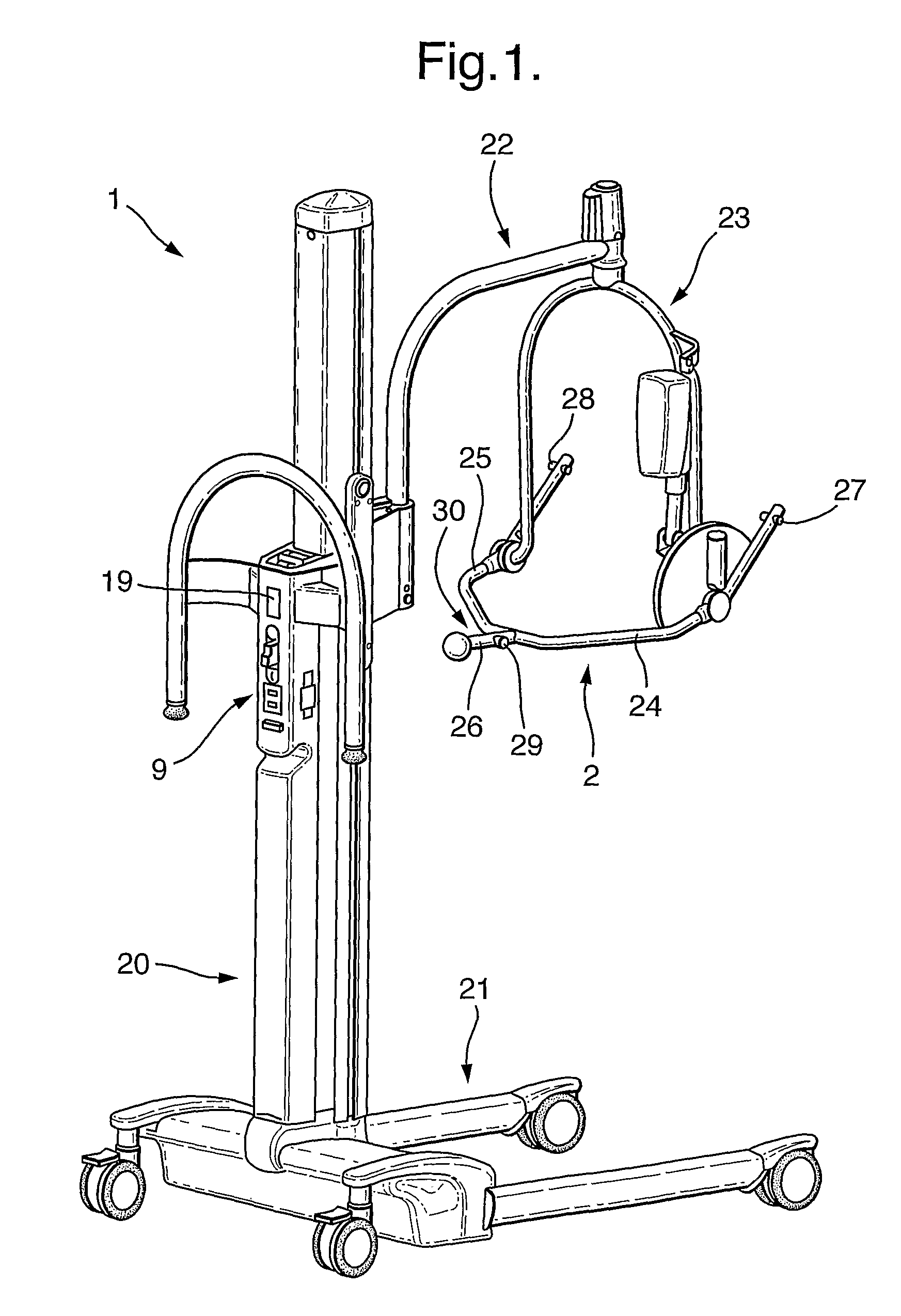 Hoist device with sling attachment detection
