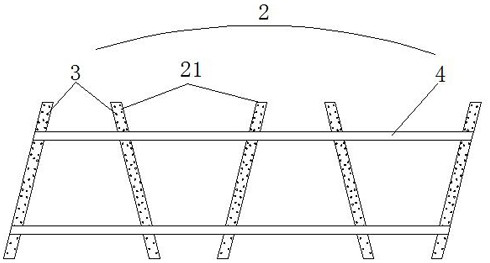 A maintenance method for high fill slope filled with red bed mudstone blocks