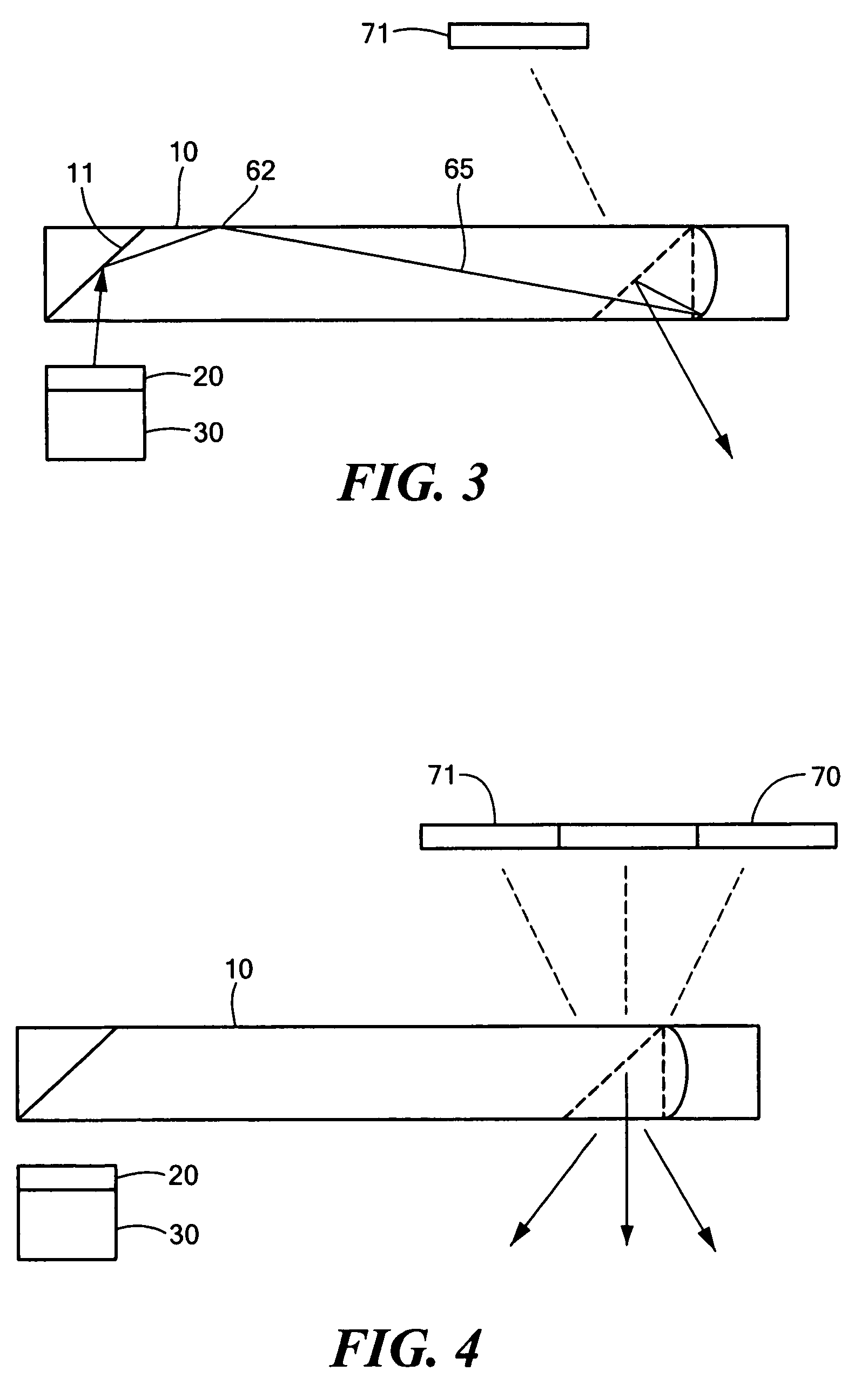 Optical system using total internal reflection images