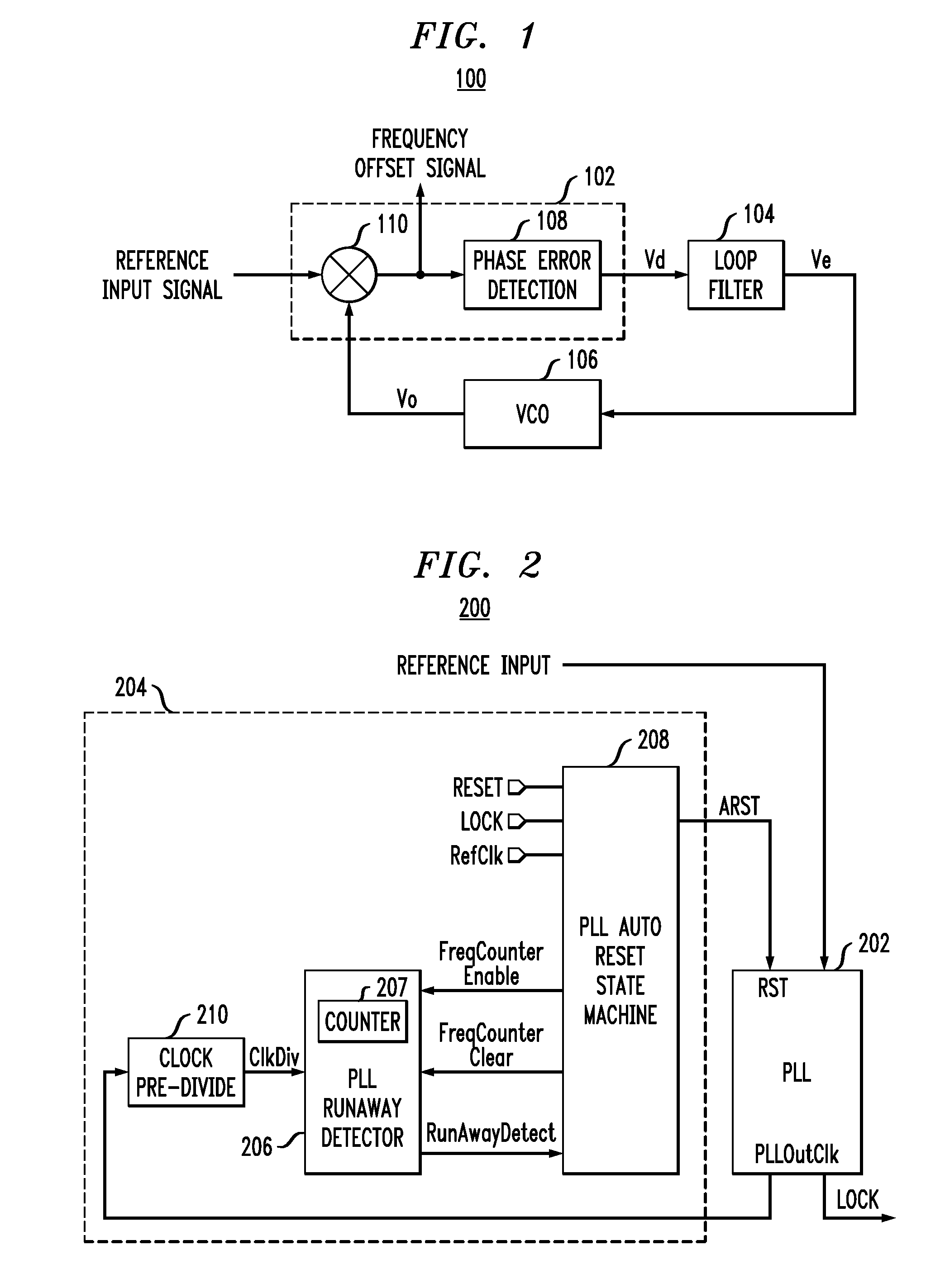 Configurable reset circuit for a phase-locked loop