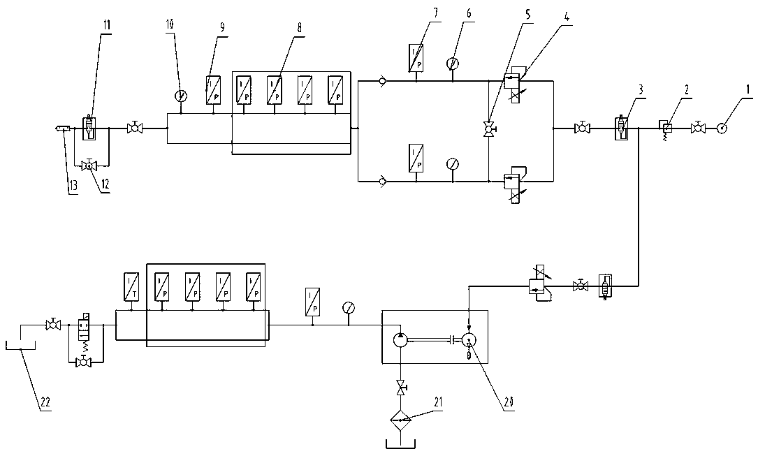 Sensor life test system and working method