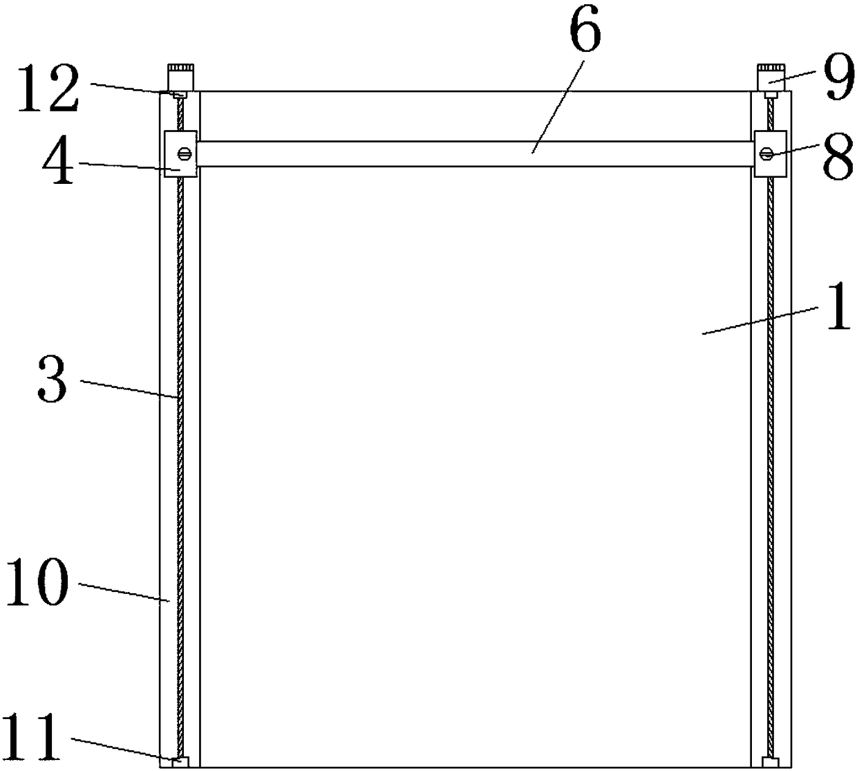 Solar panel self-cleaning device