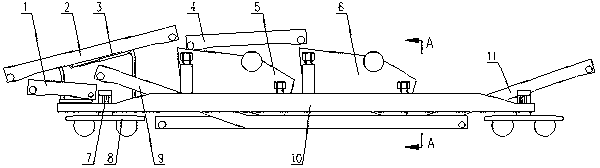 Screening device for railway ballasts