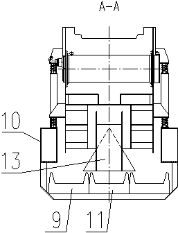 Screening device for railway ballasts