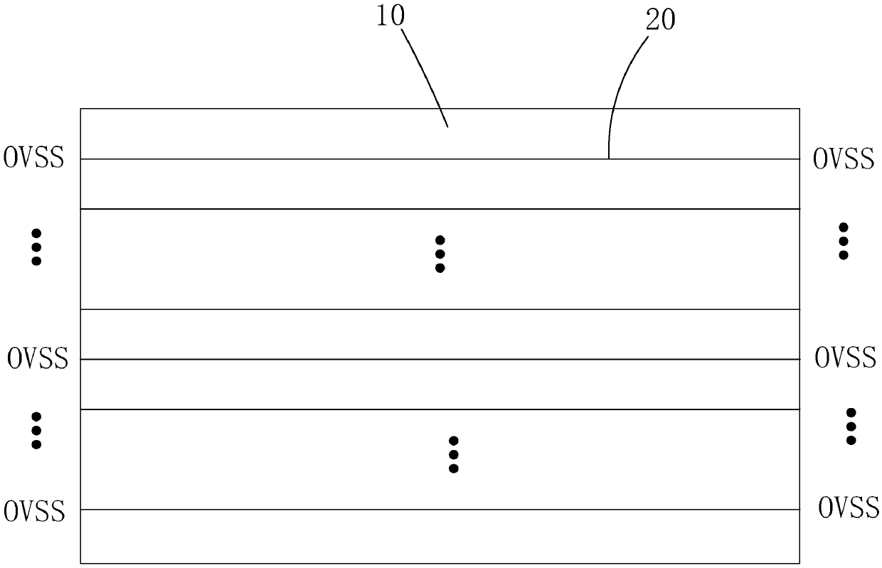 Compensation method for ovss voltage drop of oled display device and pixel driving circuit