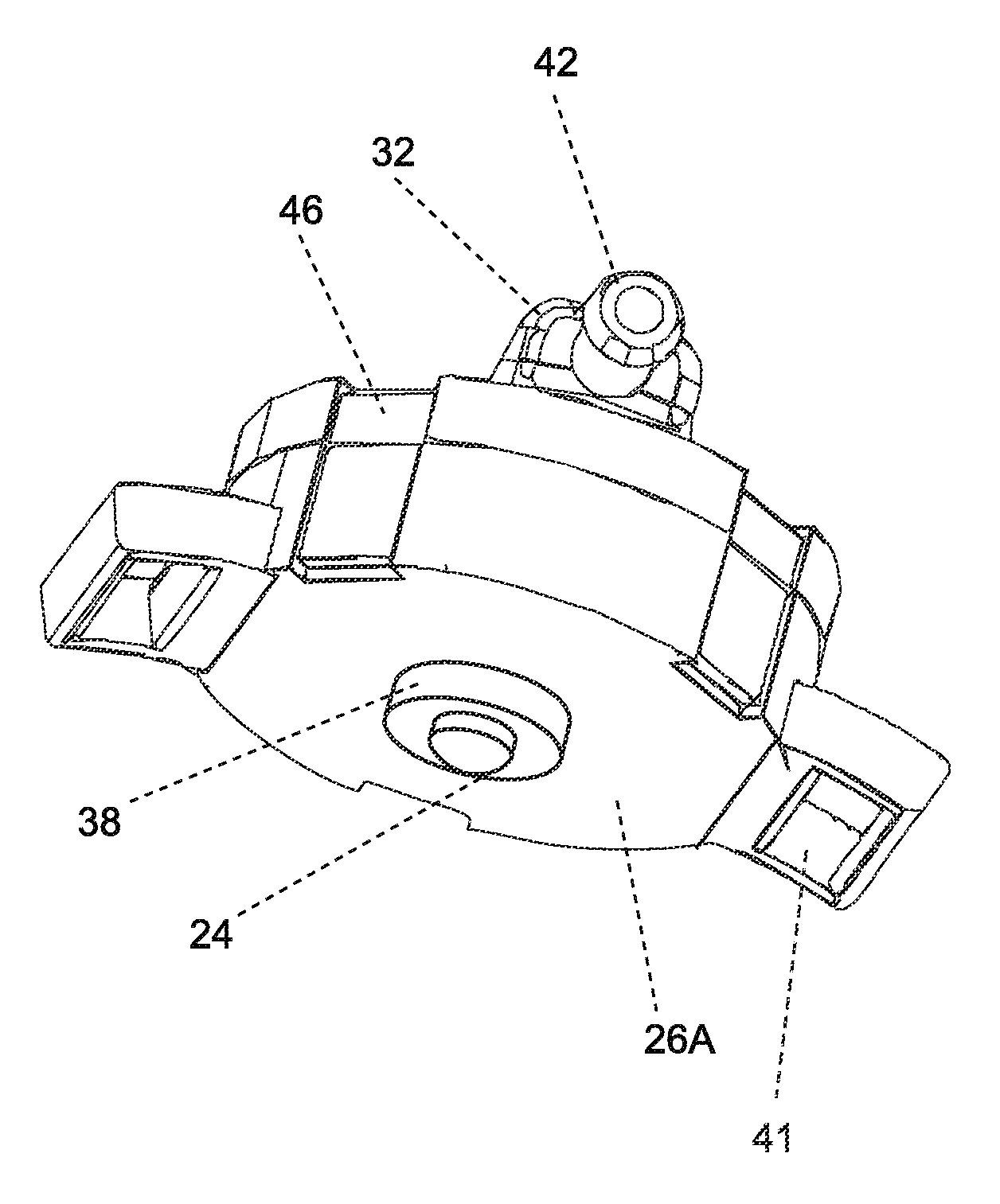 Device for providing tactile feedback for robotic apparatus using actuation