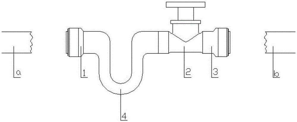 Rapid pipeline connection device and implementation method thereof